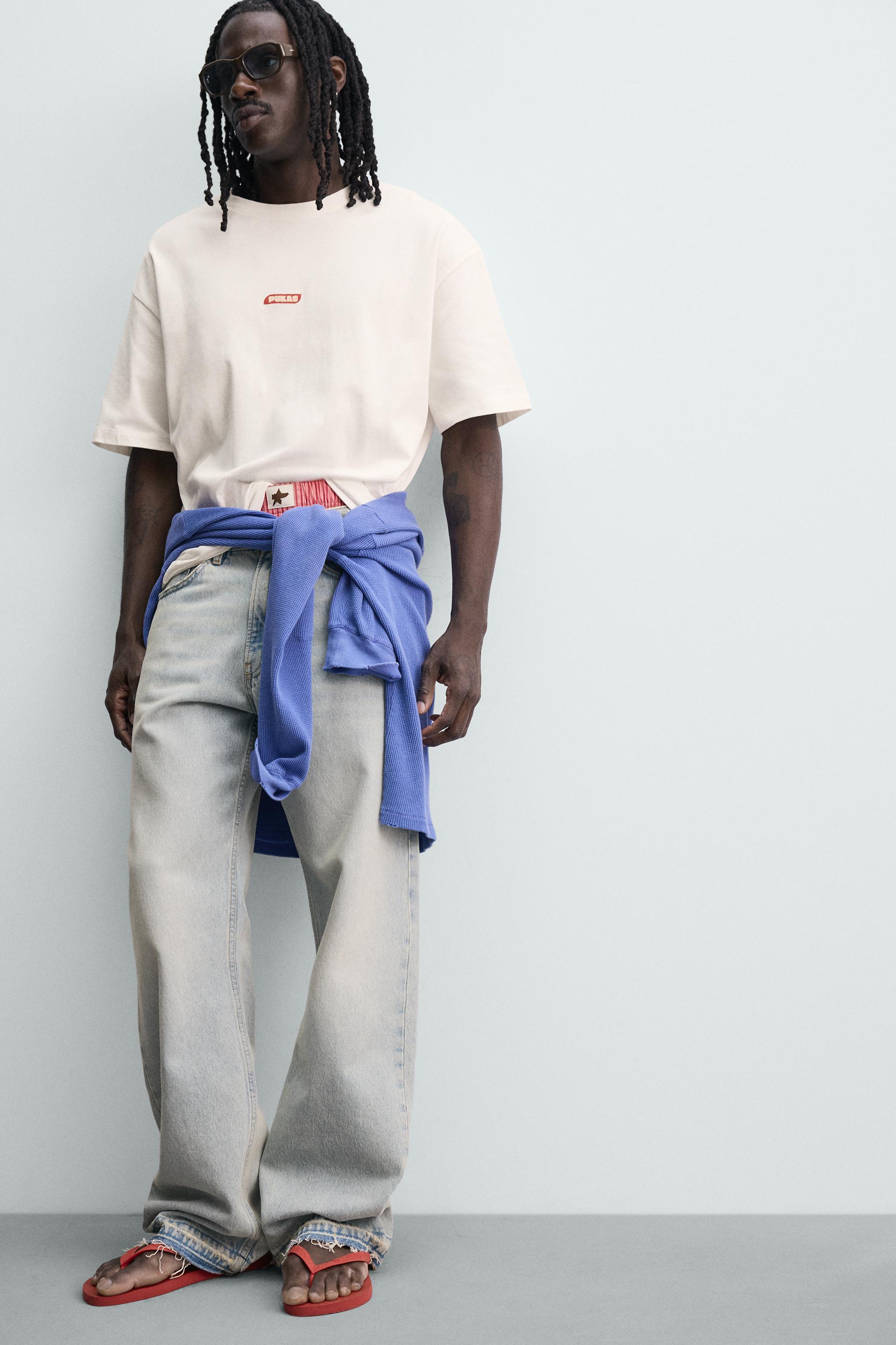 PUKAS SURF X ZARA PHOTOGRAPHIC PRINT T-SHIRT